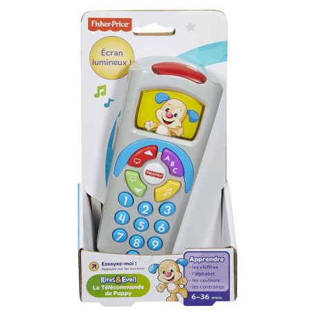 Fisher-Price la Télécommande de Puppy Jouet Bébé pour Apprendre les Nombres