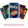 Mattel Games Blokus Shuffle édition UNO, Jeu de société et de stratégie avec pièces et Cartes, GXV91