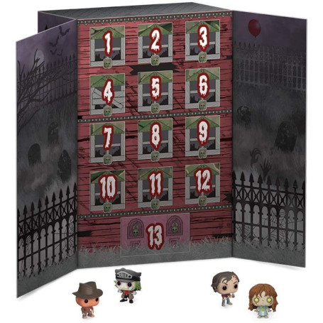 Funko- Advent Calendar: Pocket Pop: 13-Day Spooky Countdown Figurine de Collection
