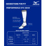 Mizuno Lot de 2 paires de chaussettes Performance Otc unisexes