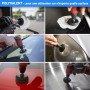 Glass Polish Patin de support auto-agrippant de 75 mm pour perceuse avec fixation universelle pour perceuse