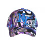 Hip Hop Honour Casquette Enfant Bleue Streetwear Cartoon Comicsy Baseball 7 a 12 Ans - Taille Unique - Bleu