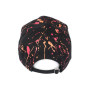 Hip Hop Honour Casquette NY Rouge Orange et Noire Look Original Tags Baseball Paynter - Mixte
