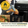 Friteuse sans huile CUISINART - Airfryer AFD10XBLE - Capacité 10,4L - Double cuves - Noir - 2400W