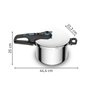Marmites Express Tefal P2580701 Acier inoxydable Plastique 6 L
