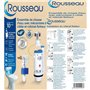 Kit mécanisme WC - ROUSSEAU - 3/6L - Robuste et complet - Certifié NF - Silencieux et fiable