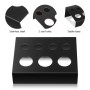 Healifty Porte-gobelet d'encre de tatouage 7 trous en plastique rectangulaire portable multifonctionnel porte-pigment étagère ma