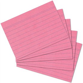 Exacompta - Réf. 38085SB - Paquet de 100 fiches bristol lignées non perforées - sous film - compatibles avec imprimante jet d'en Exacompta - Réf. 38085SB - Paquet de 100 fiches bristol lignées non perforées - sous film - compatibles avec imprimante jet d'en