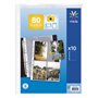 Viquel - Lot de 10 Pochettes transparentes perforées pour photos 10x15 ou cartes postales - Protection durable en polypropylène 
