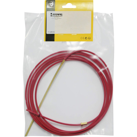 GYS - Gaine Teflon pour Fil Alu Ø 1.0/1.2mm 3 m Rouge