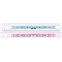 Maped 245601 - Règle résistante aux chocs STUDY FANCY 30 cm