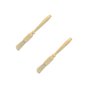 Fackelmann 9313850 Lot de 2 Pinceaux à pâtisserie 18 cm en bois de hêtre