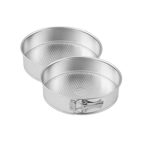 Zenker 9341850 Lot de 2 Moules à manqué à charnière en acier étamé