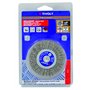 Brosse circulaire Technic Inox Ø 70 - HEXA 6, 35 mm