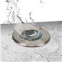 Oxeo Spots encastrables X6 - Extérieur - Couvercle INOX - pour Ampoule LED GU10 - Etanche IP67 - Spot terrasse - Éclairage Jardi