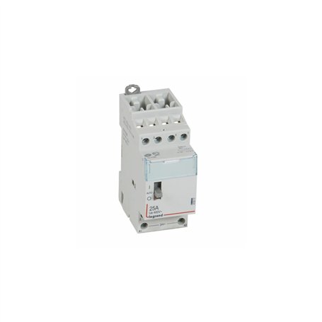 412517 Legrand - Contacteur jour nuit triphasé 4P pour cumulus bobine tension 24Vac - 25A - contact 4NO - 2 modules