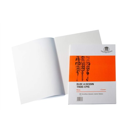 GPV - 1 Bloc de dessin - Format A4 (210x297 mm)