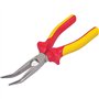 STANLEY 0-84-008 Pince a becs 1/2 ronds longs coudes 200mm isolee 1000v