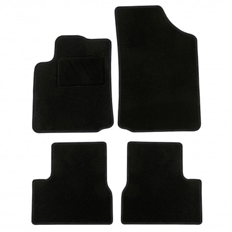 DBS - Tapis de Voiture - sur Mesure pour C3 (2002 à 2010) - avec Clips de Fixation - Tapis de Sol antidérapant pour Automobile -