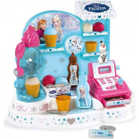 Smoby - La Reine des Neiges - Marchande de Glaces - Caisse Enregistreuse pour En 85,99 €