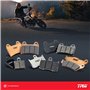 TRW MCB634SH Sinter Street Kit de Plaquettes de Frein pour Yamaha Motorcycles MT-07 2014 - Essieu Arrièreet Autres Motos