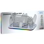 Konix Station de Charge Playstation Portal et 2 manettes DualSense PS5 - Charge Rapide 4 h - Connecteurs magnétiques - 10 Effets