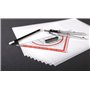 Clairefontaine 97133C Bloc Collé Papier Calque - 50 Feuilles Papier Calque Hautement Transparent - A4 21x29,7 cm 90/95g - Idéal 