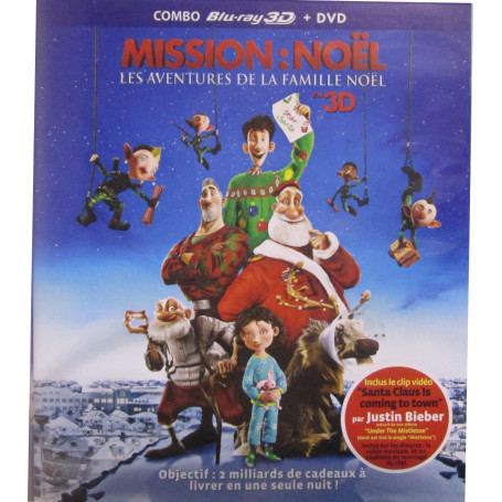 Mission Aventures de la Famille Noël [Combo Blu-Ray 3D + DVD]