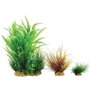 Plantes artificielles pour aquarium - ZOLUX - Plantkit - Taille S - Lot de 3