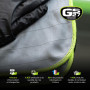 GS27 - Microfibre Carbone Spécial Vitrage - Finition sans Traces et sans Peluches - sans Risques de Rayures sur Les Surfaces Vit