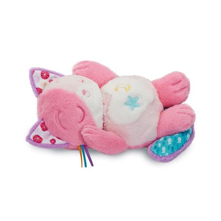 VTech - Mon Chaton Douce Nuit Rose - Peluche Qui Respire et Ronronne