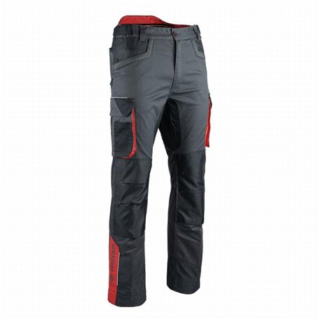 LMA-LEBEURRE LMA00680 Pantalon Stretch FACOM Strap Noir/Gris/Rouge Taille 46-FXWW1011E-46