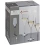 SECRET DE GOURMET Lot de 6 Flûtes à Champagne Clarillo en Verre Cristallin de 22 cl