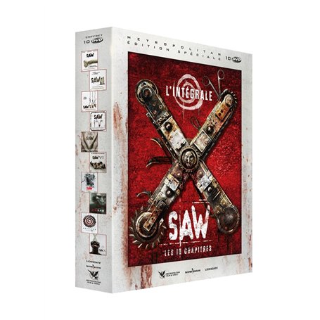 COFFRET INTRGRALE SAW - 10 FILMS - DVD