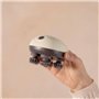 Masseur tete et cuir chevelu - LIVOO - DOS202 - 2 h - 96 picots - 4 tetes - 3 modes - IPX4 - Creme / Gris foncé