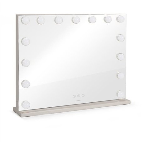 Miroir de maquillage - LIVOO - DOS207 - 56 x 44 cm - 15 LEDs - 3 modes lumineux