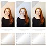 Miroir de maquillage - LIVOO - DOS207 - 56 x 44 cm - 15 LEDs - 3 modes lumineux