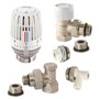 Kit de raccordement pour radiateur avec tête thermostatique