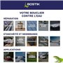 Membrane d'étanchéité - BOSTIK - Waterstop - Réparation fuites - Seau 14 kg - Gris