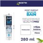 Mastic salle de bain - BOSTIK - Joint Parfait - Étanchéité silicone - Anti moisissures - Transparent - 280 ml