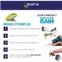 Mastic salle de bain - BOSTIK - Joint Parfait - Étanchéité silicone - Anti moisissures - Transparent - 280 ml