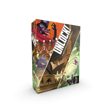 Asmodee Italia - Unlock Timeless Adventures 8985 - Escape Room de Table édition entièrement en Italien