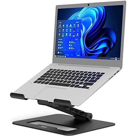 Port Connect Station d'accueil USB-c 2 en 1 avec Support pour Ordinateur Portable Notebook 7 périphériques 85w 5 GB/s UK