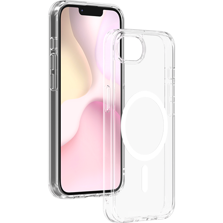 Coque MagSafe iPhone 16e Hybride Transparente Bigben