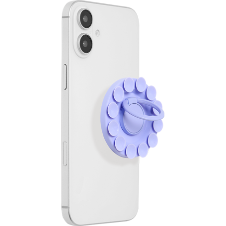 Support Smart Ring Ventouses Anneau Stand et Selfie Magnétique Lavande Bigben