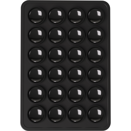 Support Ventouses Noir Bigben