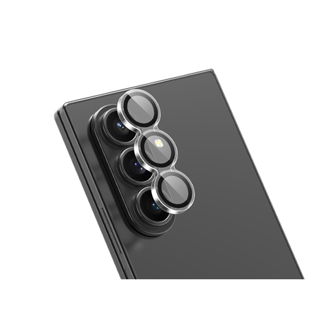 Protège lentilles Samsung Galaxy Z Fold 7 x3 Verre trempé Transparent + Garantie à vie - Certifié GRS Force Glass