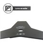 GREENSTAR - Lame 3 Dents - Spéciale Ronces - Adaptable Pour Débroussailleuse - Coupe De 300 mm, Alésage 20 mm & Epaisseur 4 mm, 