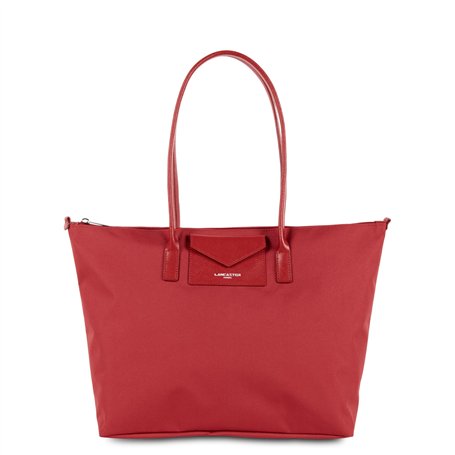 LANCASTER Grand sac cabas épaule - Smart KBA Rouge
