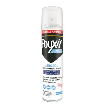 Pouxit - Aérosol anti-poux et punaises de lit spécial - Traitement de infesté - 250 ml